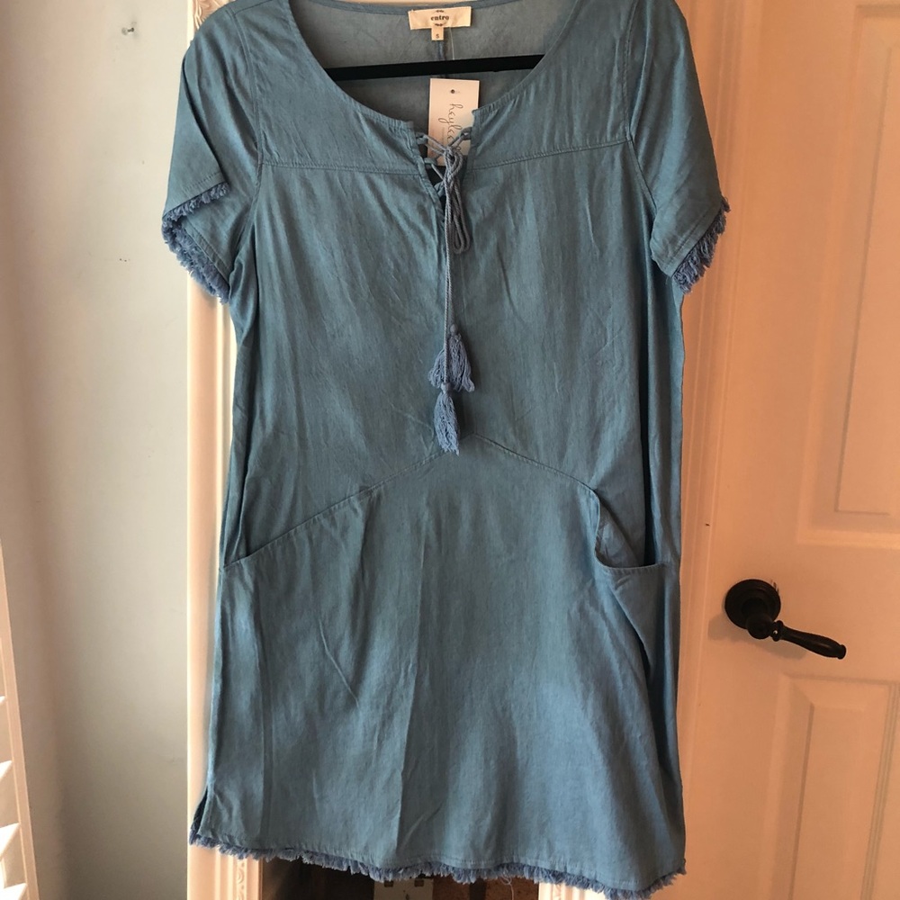 denim dress